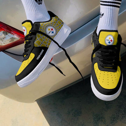Footwearstorm Pittsburgh Steelers Air Low-Top Sneakers Shoes For Men And Women 120588