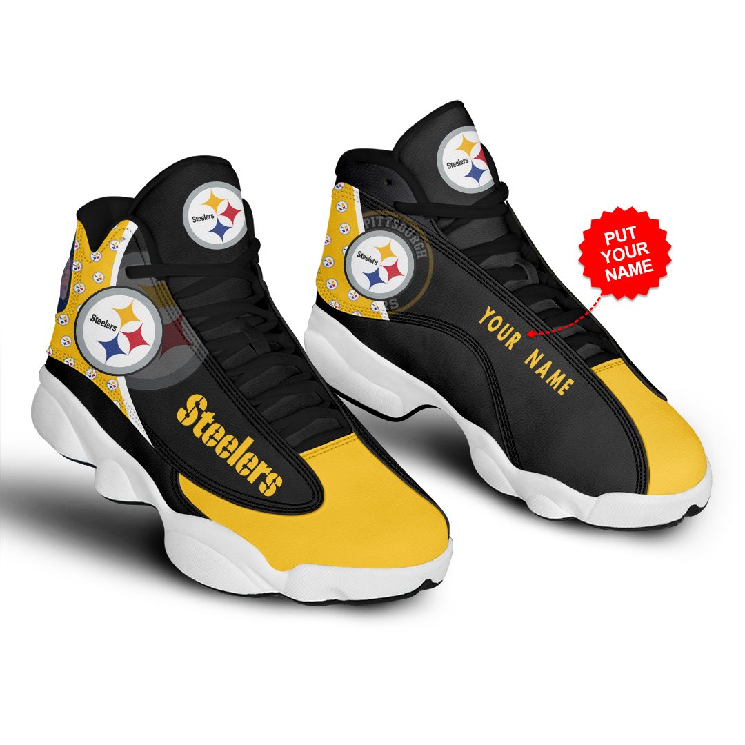 Footwearstorm Pittsburgh Steelers AJ13 Sneakers Shoes For Men And Women 2