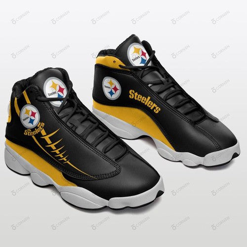 Footwearstorm Pittsburgh Steelers AJ13 Sneakers Shoes For Men And Women 4
