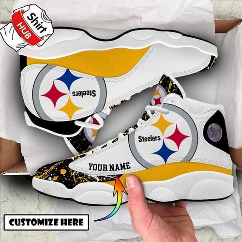 Footwearstorm Pittsburgh Steelers AJ13 Sneakers Shoes For Men And Women 5