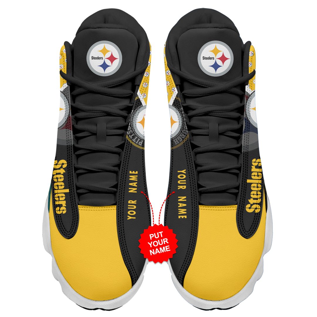 Footwearstorm Pittsburgh Steelers AJ13 Sneakers Shoes For Men And Women 2