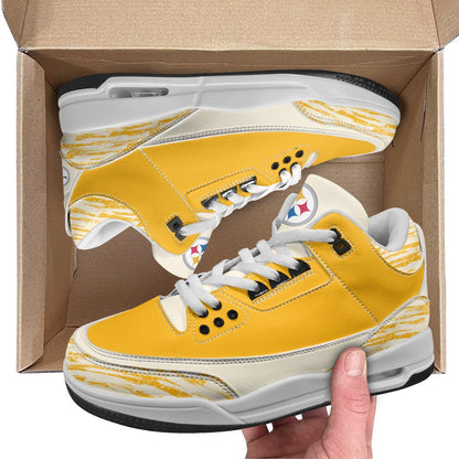 Footwearstorm Pittsburgh Steelers AJ3 Sneakers Shoes For Men And Women