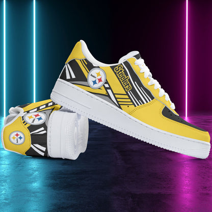 Footwearstorm Pittsburgh Steelers NFL Air Low-Top Sneakers Shoes For Men And Women 1205494