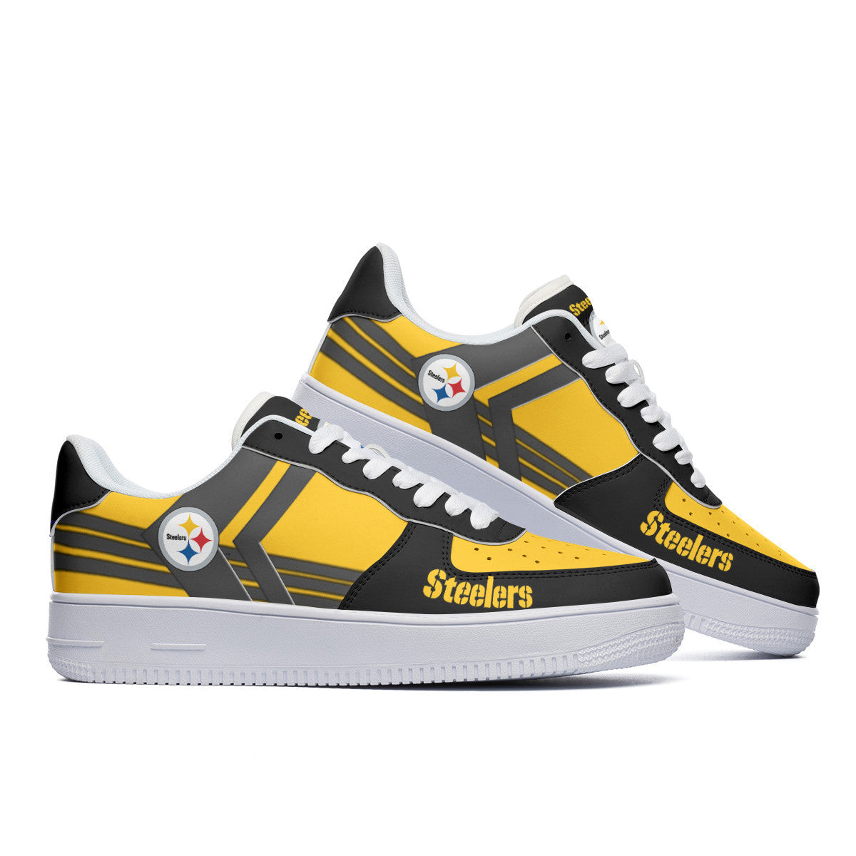Footwearstorm Pittsburgh Steelers NFL Air Low-Top Sneakers Shoes For Men And Women 1205486