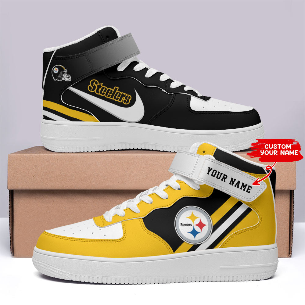 Footwearstorm Pittsburgh Steelers NFL Air Low-Top Sneakers Shoes For Men And Women 1205525