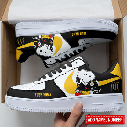 Footwearstorm Pittsburgh Steelers NFL Air Low-Top Sneakers Shoes For Men And Women 1205574