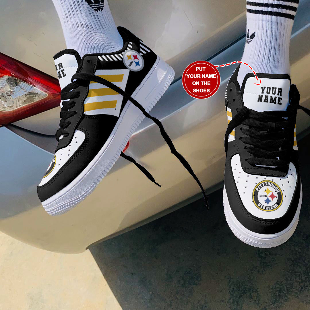 Footwearstorm Pittsburgh Steelers NFL Air Low-Top Sneakers Shoes For Men And Women 1205568