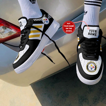 Footwearstorm Pittsburgh Steelers NFL Air Low-Top Sneakers Shoes For Men And Women 1205568
