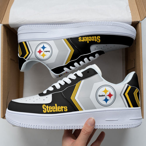 Footwearstorm Pittsburgh Steelers NFL Air Low-Top Sneakers Shoes For Men And Women 1205538
