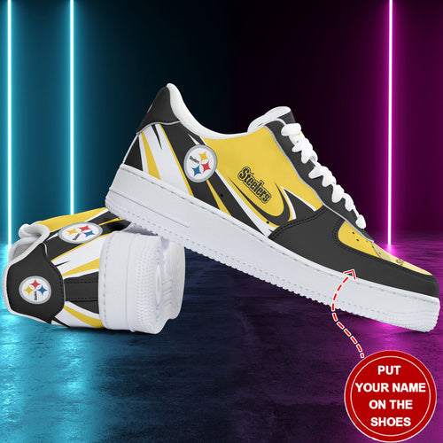 Footwearstorm Pittsburgh Steelers NFL Air Low-Top Sneakers Shoes For Men And Women 1205489