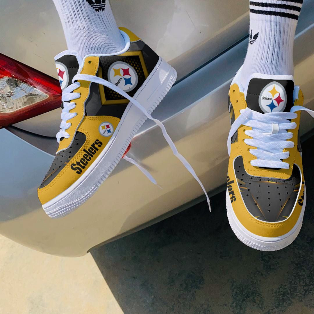 Footwearstorm Pittsburgh Steelers NFL Air Low-Top Sneakers Shoes For Men And Women 1205510