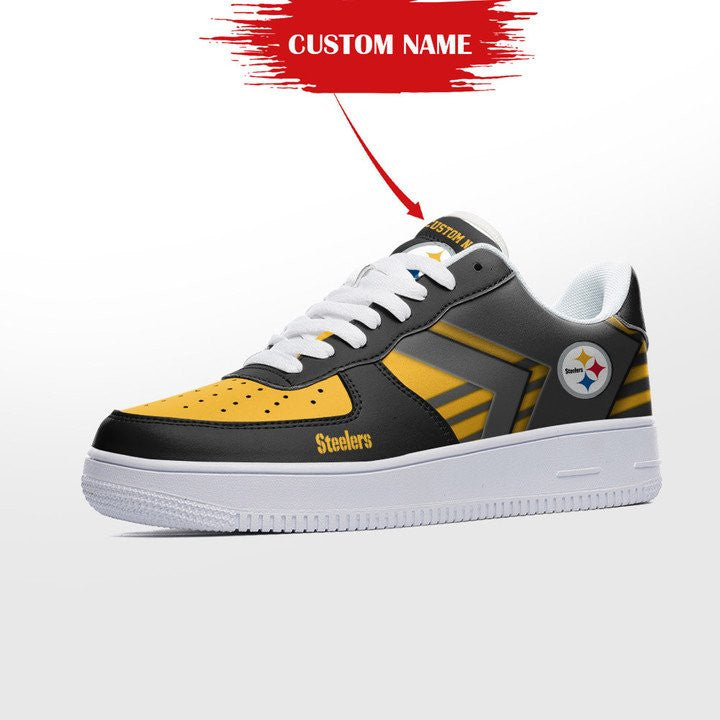 Footwearstorm Pittsburgh Steelers NFL Air Low-Top Sneakers Shoes For Men And Women 1205554