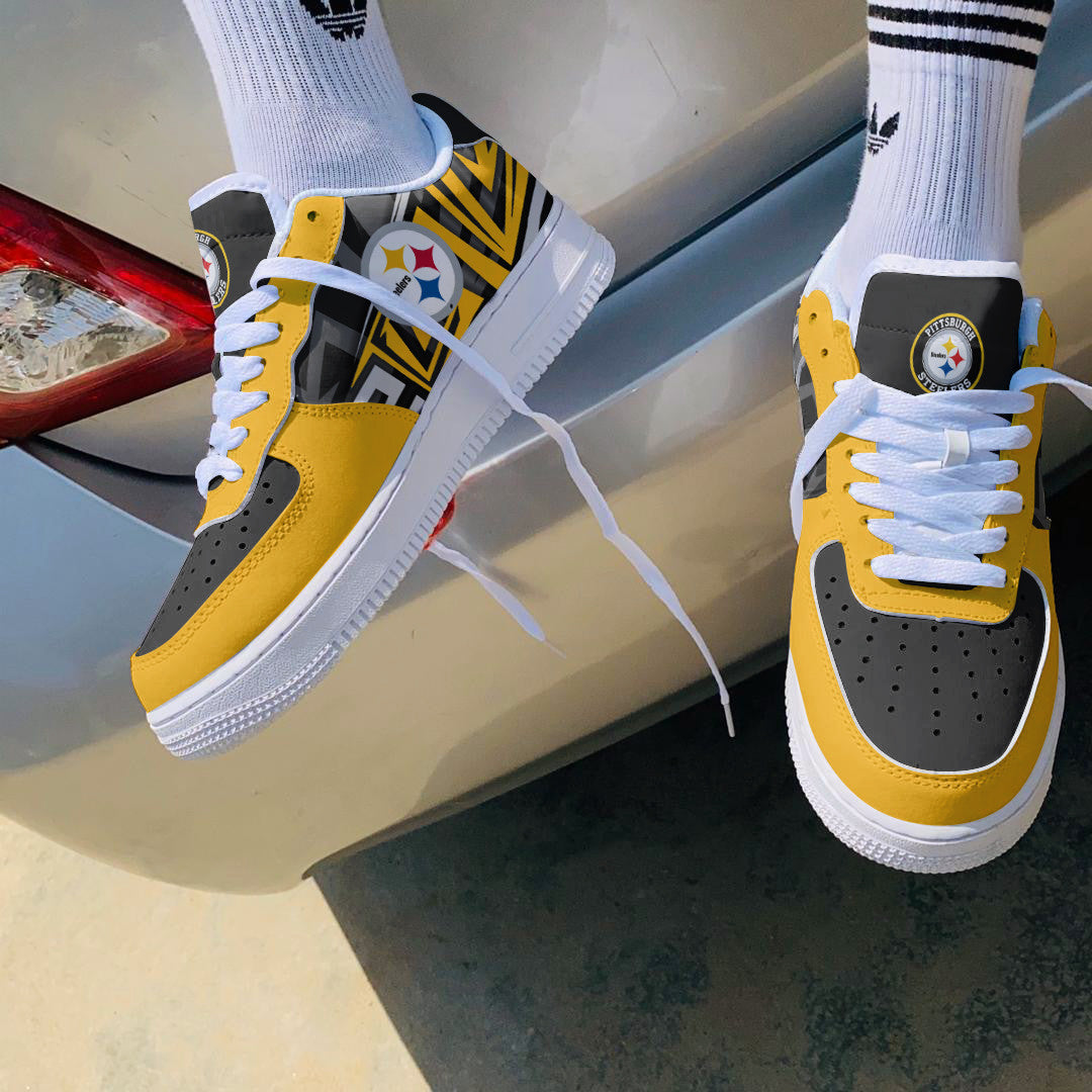 Footwearstorm Pittsburgh Steelers NFL Air Low-Top Sneakers Shoes For Men And Women 1205498