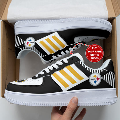 Footwearstorm Pittsburgh Steelers NFL Air Low-Top Sneakers Shoes For Men And Women 1205568
