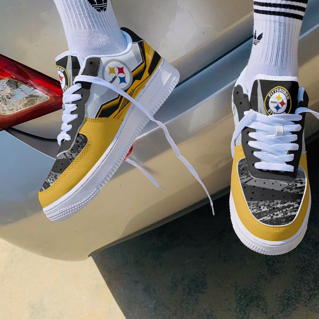 Footwearstorm Pittsburgh Steelers NFL Air Low-Top Sneakers Shoes For Men And Women 1205491