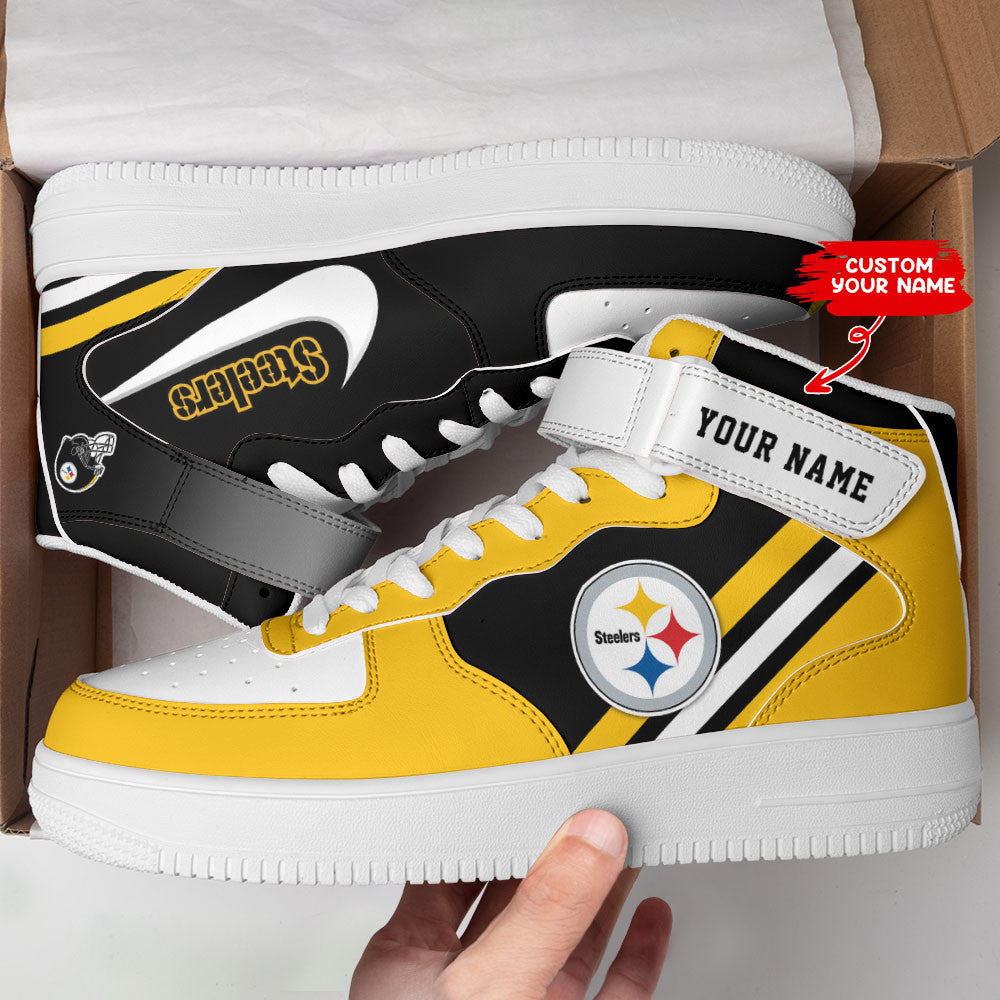 Footwearstorm Pittsburgh Steelers NFL Air Low-Top Sneakers Shoes For Men And Women 1205525