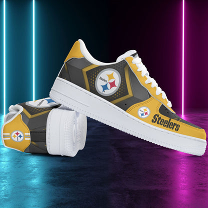 Footwearstorm Pittsburgh Steelers NFL Air Low-Top Sneakers Shoes For Men And Women 1205546