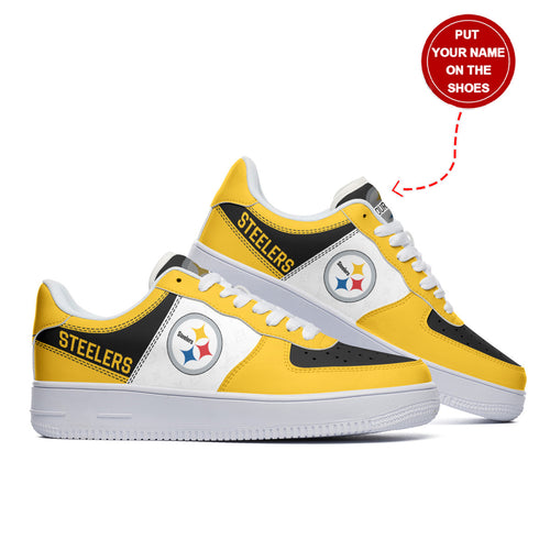 Footwearstorm Pittsburgh Steelers NFL Air Low-Top Sneakers Shoes For Men And Women 1205569