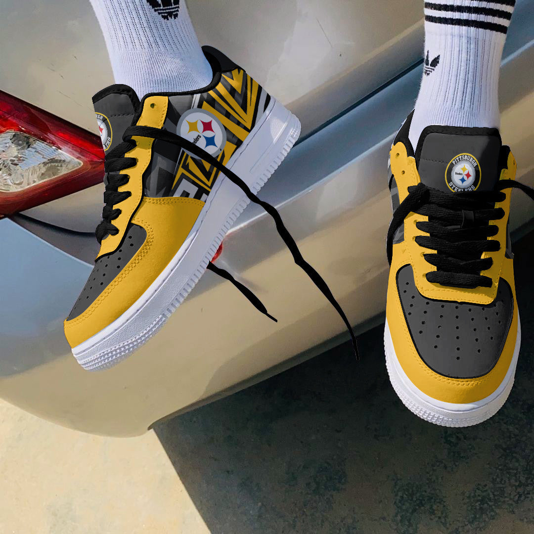 Footwearstorm Pittsburgh Steelers NFL Air Low-Top Sneakers Shoes For Men And Women 1205498
