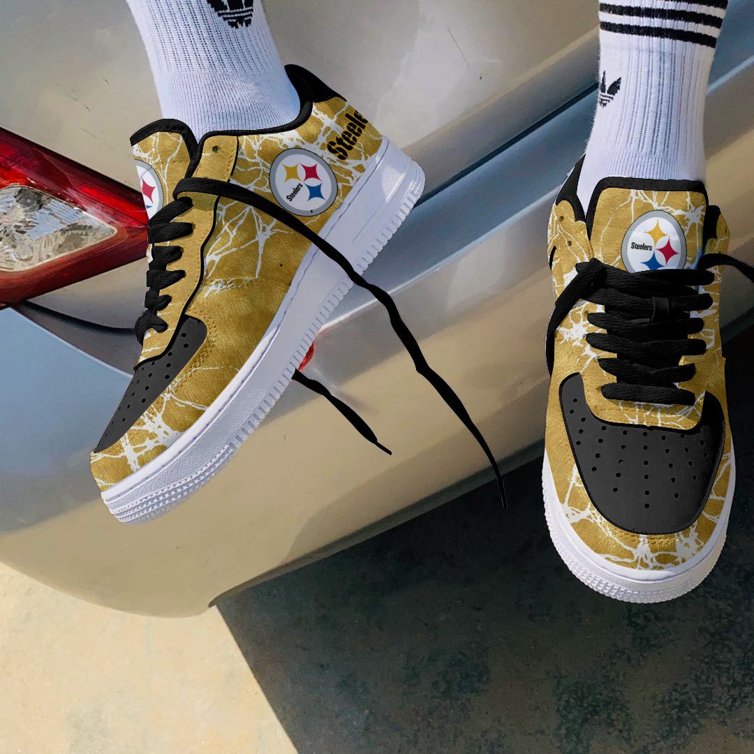 Footwearstorm Pittsburgh Steelers NFL Air Low-Top Sneakers Shoes For Men And Women 1205887