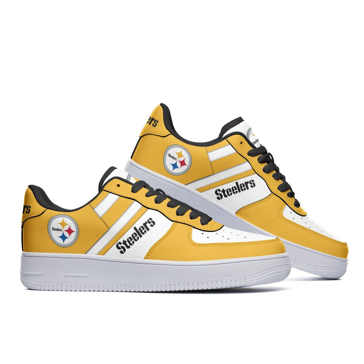 Footwearstorm Pittsburgh Steelers NFL Air Low-Top Sneakers Shoes For Men And Women 1205507