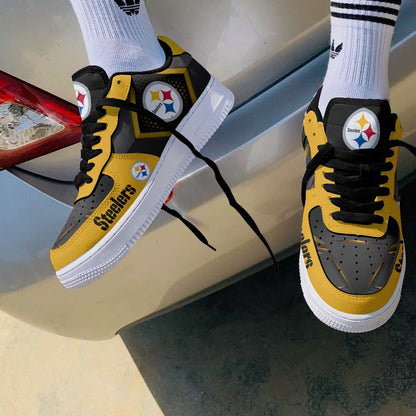 Footwearstorm Pittsburgh Steelers NFL Air Low-Top Sneakers Shoes For Men And Women 1205510