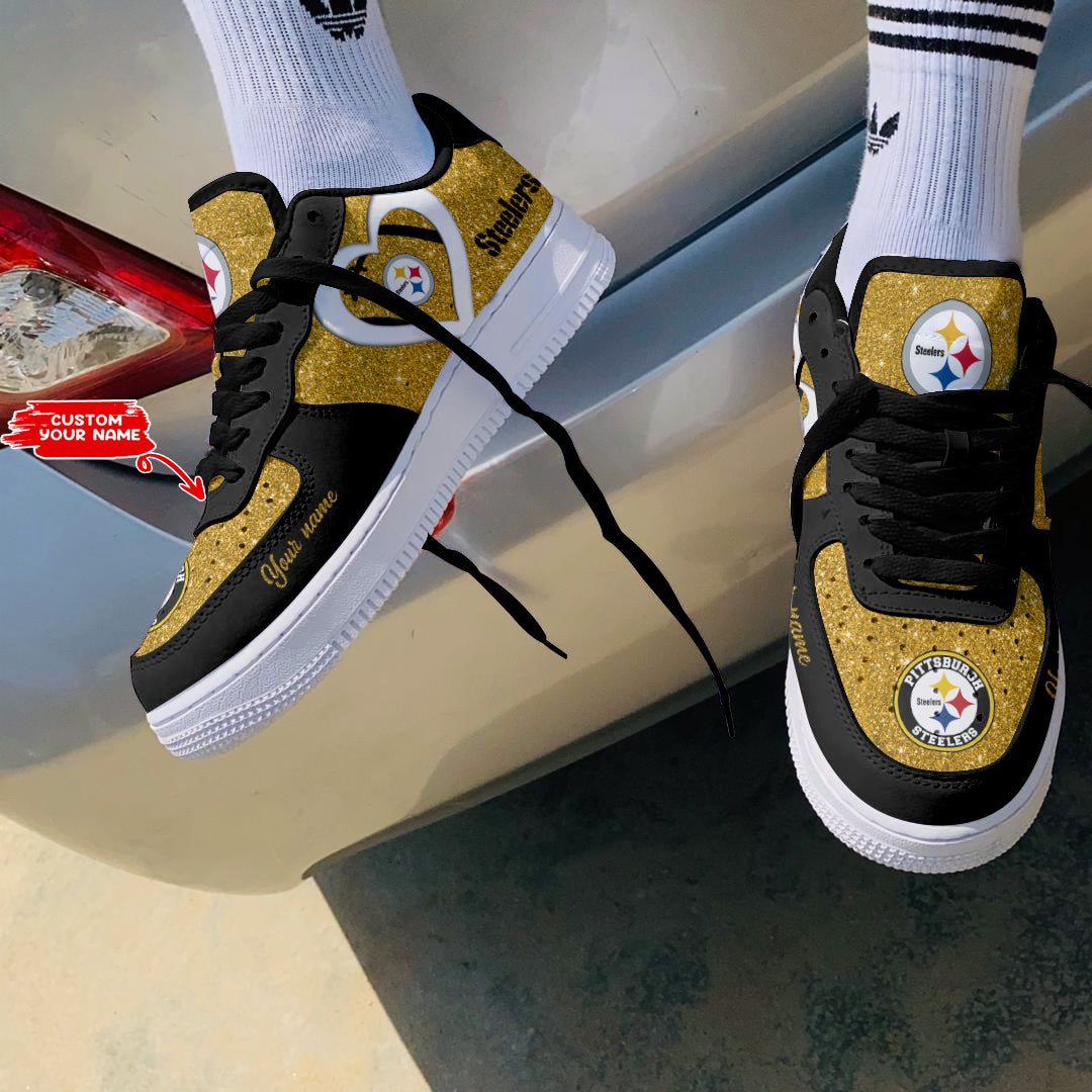 Footwearstorm Pittsburgh Steelers NFL Air Low-Top Sneakers Shoes For Men And Women 1205881