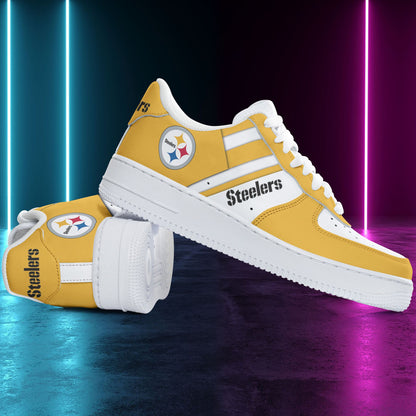 Footwearstorm Pittsburgh Steelers NFL Air Low-Top Sneakers Shoes For Men And Women 1205543
