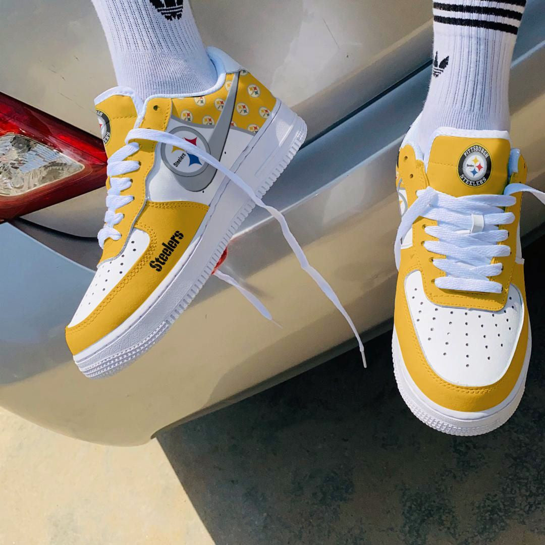 Footwearstorm Pittsburgh Steelers NFL Air Low-Top Sneakers Shoes For Men And Women 1205511