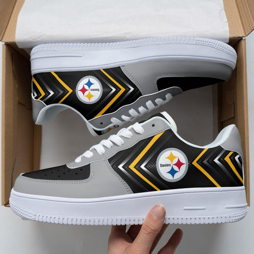 Footwearstorm Pittsburgh Steelers NFL Air Low-Top Sneakers Shoes For Men And Women 1205499