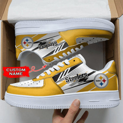 Footwearstorm Pittsburgh Steelers NFL Air Low-Top Sneakers Shoes For Men And Women 1205695