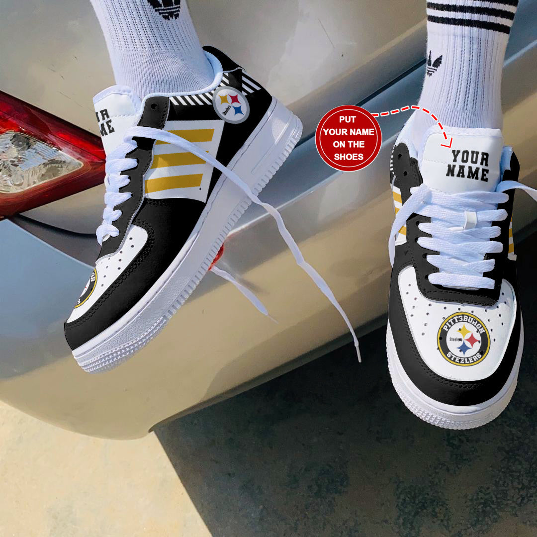 Footwearstorm Pittsburgh Steelers NFL Air Low-Top Sneakers Shoes For Men And Women 1205483