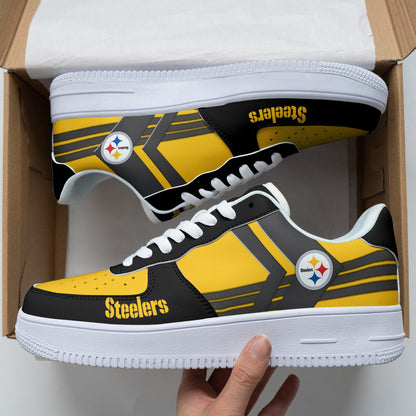 Footwearstorm Pittsburgh Steelers NFL Air Low-Top Sneakers Shoes For Men And Women 1205486