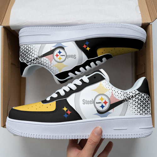 Footwearstorm Pittsburgh Steelers NFL Air Low-Top Sneakers Shoes For Men And Women 1205508