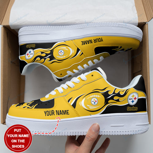 Footwearstorm Pittsburgh Steelers NFL Air Low-Top Sneakers Shoes For Men And Women 1205581