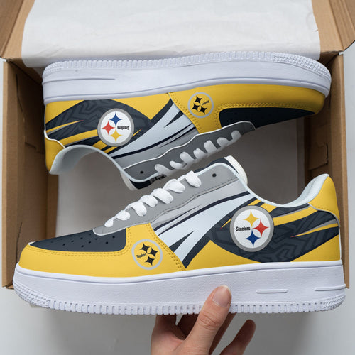 Footwearstorm Pittsburgh Steelers NFL Air Low-Top Sneakers Shoes For Men And Women 1205505