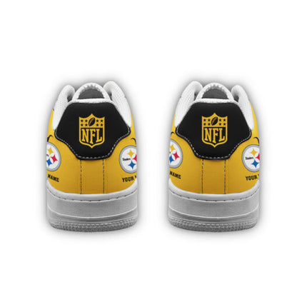 Footwearstorm Pittsburgh Steelers NFL Air Low-Top Sneakers Shoes For Men And Women 1205562