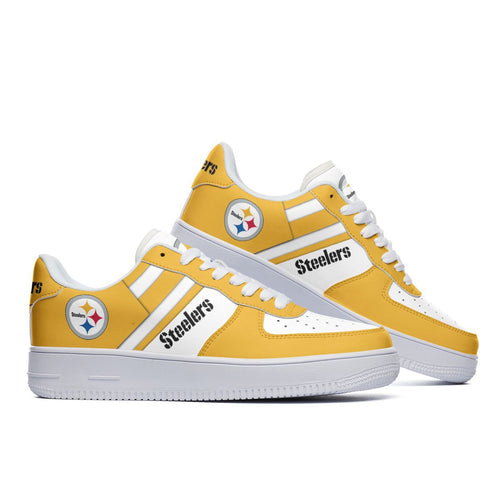 Footwearstorm Pittsburgh Steelers NFL Air Low-Top Sneakers Shoes For Men And Women 1205543