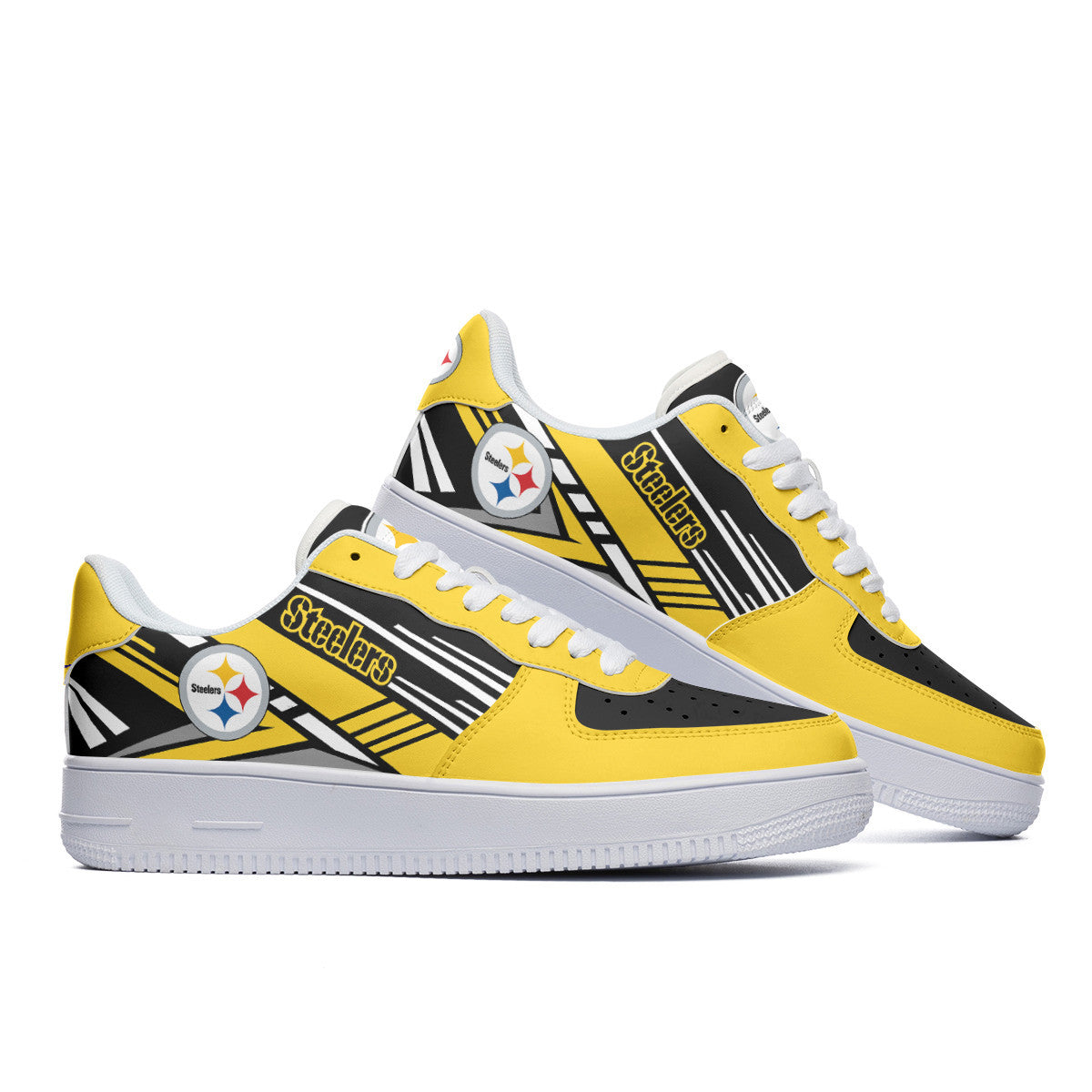 Footwearstorm Pittsburgh Steelers NFL Air Low-Top Sneakers Shoes For Men And Women 1205494
