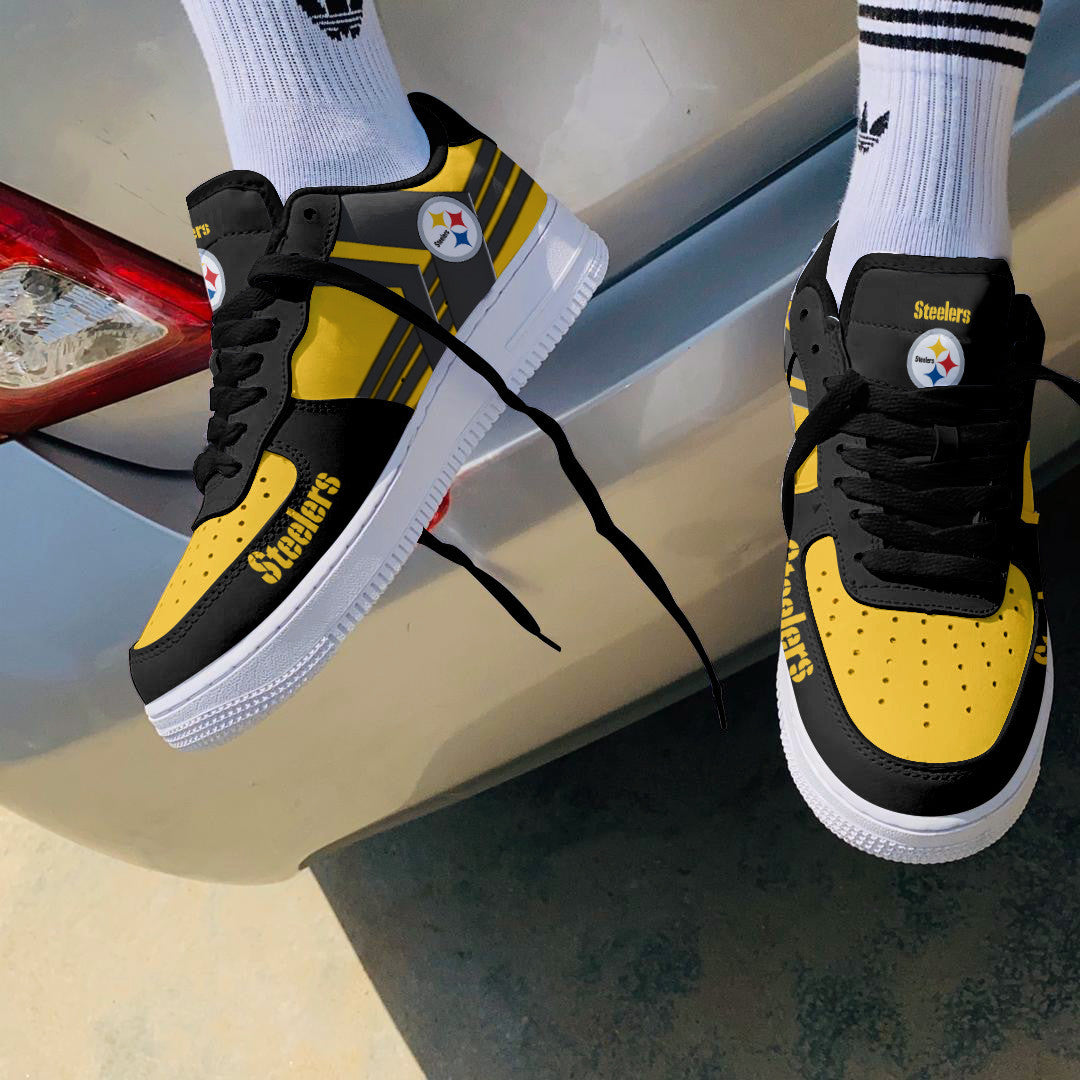 Footwearstorm Pittsburgh Steelers NFL Air Low-Top Sneakers Shoes For Men And Women 1205486