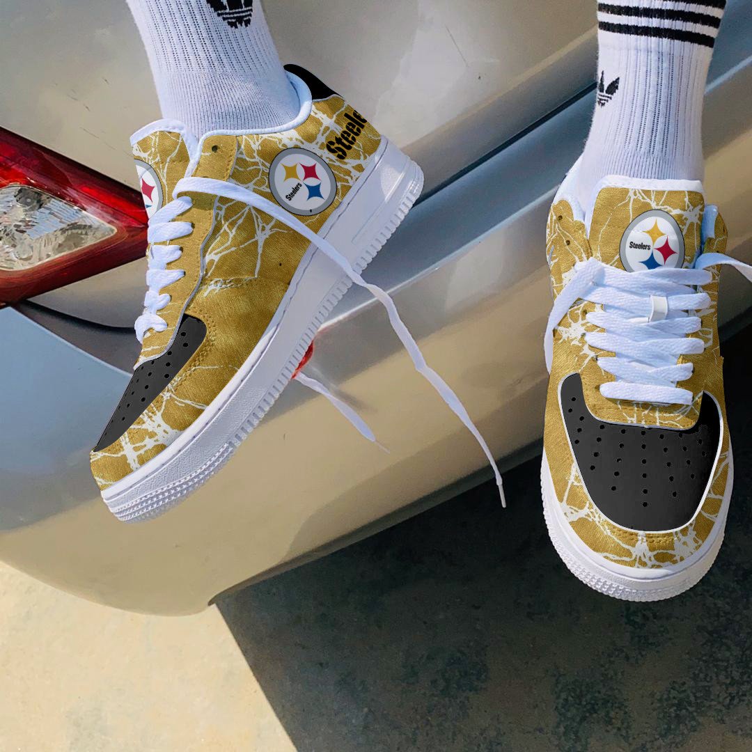 Footwearstorm Pittsburgh Steelers NFL Air Low-Top Sneakers Shoes For Men And Women 1205887