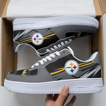 Footwearstorm Pittsburgh Steelers NFL Air Low-Top Sneakers Shoes For Men And Women 1205504
