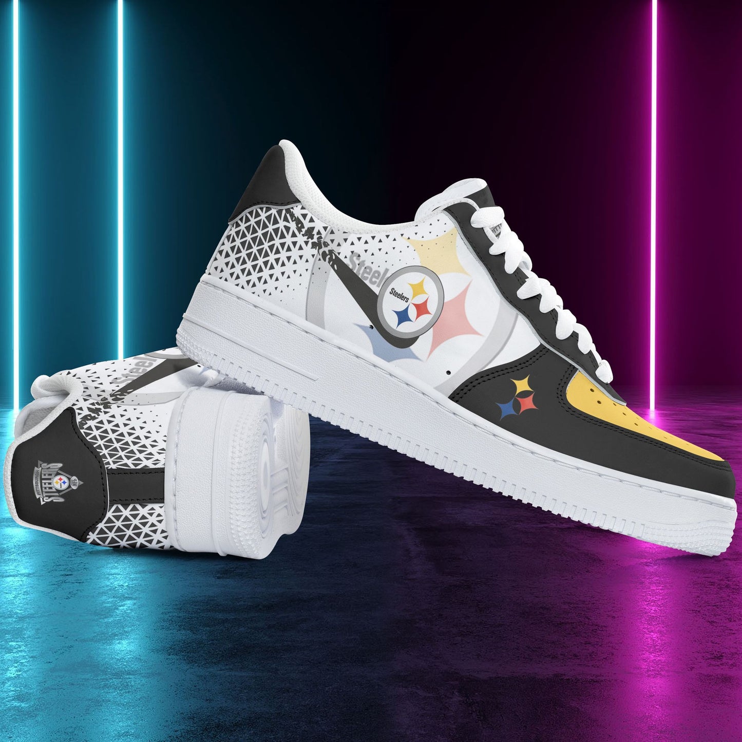 Footwearstorm Pittsburgh Steelers NFL Air Low-Top Sneakers Shoes For Men And Women 1205540