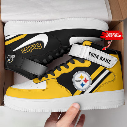 Footwearstorm Pittsburgh Steelers NFL Air Low-Top Sneakers Shoes For Men And Women 1205525