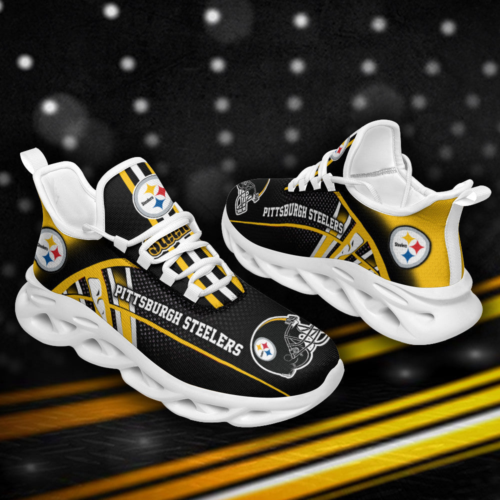 Footwearstorm Pittsburgh Steelers NFL Max Soul Shoes Sneakers For Men And Women 4