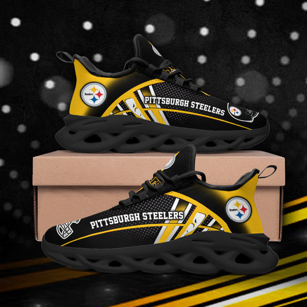 Footwearstorm Pittsburgh Steelers NFL Max Soul Shoes Sneakers For Men And Women 4