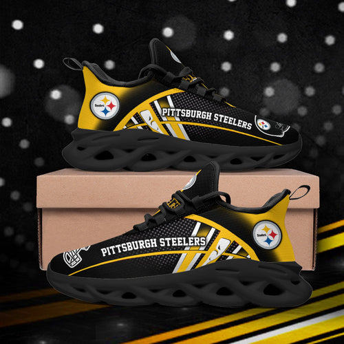 Footwearstorm Pittsburgh Steelers NFL Max Soul Shoes Sneakers For Men And Women 4