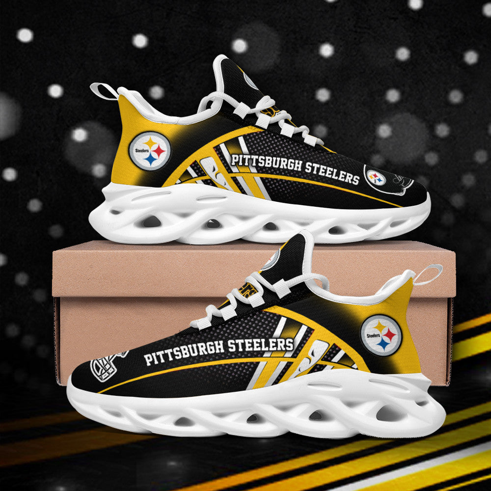 Footwearstorm Pittsburgh Steelers NFL Max Soul Shoes Sneakers For Men And Women 4