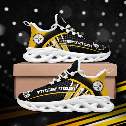 Footwearstorm Pittsburgh Steelers NFL Max Soul Shoes Sneakers For Men And Women 4