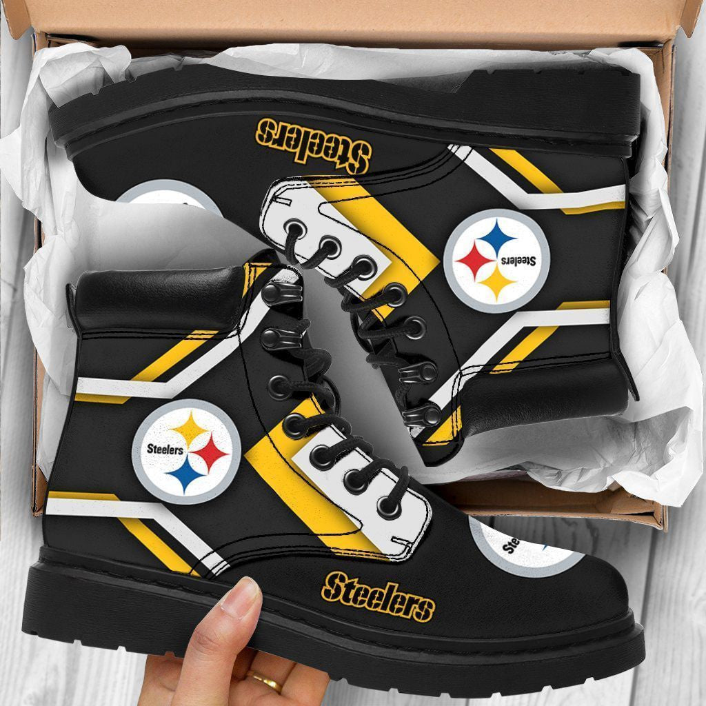 Footwearstorm Pittsburgh Steelers TBL Boots Shoes For Men And Women 4